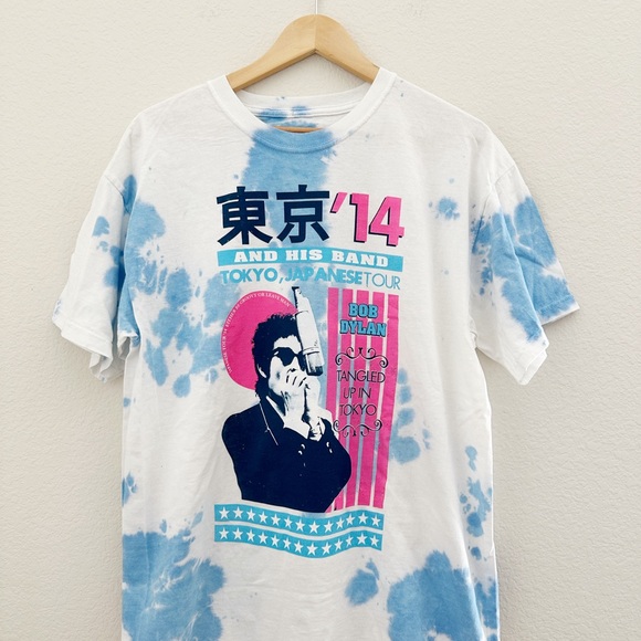 NEW Bob Dylan Tie Dye Graphic Tee - Picture 4 of 6